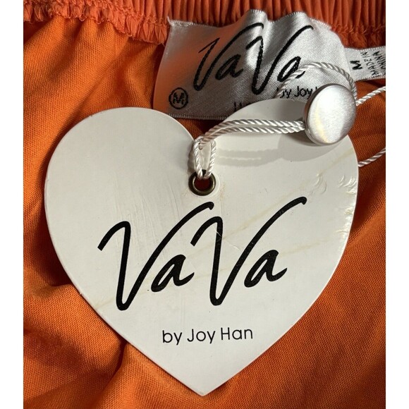 VaVa by Joy Han Women's Size Medium Off The Shoulder Floral Bird Embroidered Top - Picture 8 of 10